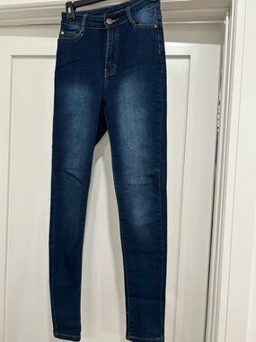Dark Blue Women’s Skinny Jeans - Classic Stretch Denim